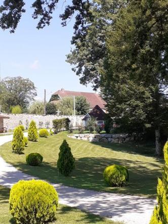 Les Gites Du Parc Mantoche Le Tonneau Extérieur photo