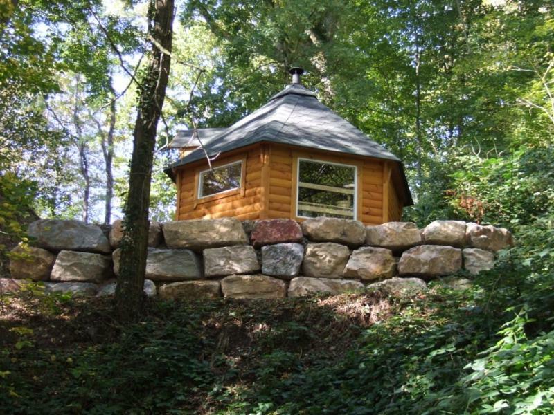Les Gites Du Parc Mantoche Le Tonneau Extérieur photo